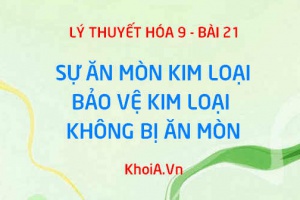Sự ăn mòn kim loại, những yếu tố ảnh hưởng và cách bảo vệ kim loại không bị ăn mòn - Hóa 9 bài 21